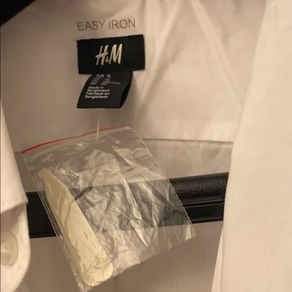 H&M Brand New Easy Iron Collar Shirt for Men